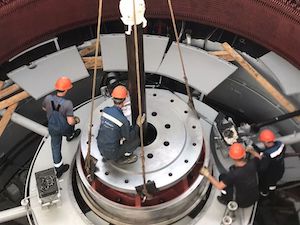 Чирюртская ГЭС-2 заменит опору ротора генератора