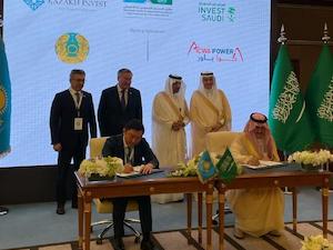 Министерство энергетики Казахстана и саудовская компания ACWA Power подписали меморандум о сотрудничестве в области энергетики