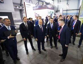 На территории «Технограда» тестируют беспилотник Smart шаттл