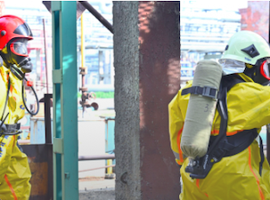 На заводе «Омский каучук» ликвидировали условную нештатную ситуацию