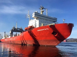 Атомные ледоколы обеспечили 435 судозаходов в зимне-весеннюю навигацию