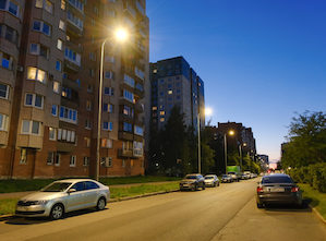 Брестский бульвар в Петербурге получил современную систему освещения