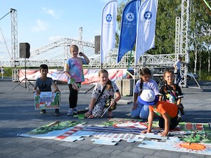 Курская АЭС организовала в Курчатове фестиваль «Яркие краски - атомграду 55»