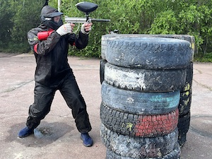 В «Колмаре» прошли соревнования по пейнтболу