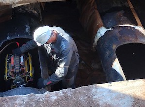 «Т Плюс» доверила  роботу-диагносту проверку магистральных трубопроводов Ижевска