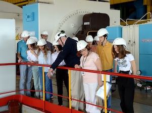 На Балаковской АЭС в рамках проекта «С папой на работу» побывали дети работников станции