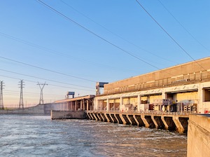 В районе Новосибирского гидроузла зафиксировано стабильное снижение притока