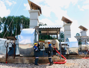 На шахте «Распадская» запустили новую установку для отвода метана