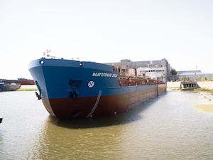 Танкер-химовоз «Волготранс-2502» вышел в Волгоградское водохранилище на ходовые испытания