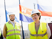 Студенческие стройотряды приступили к работе на площадке гигафабрики «Росатома» в Немане