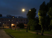 «Ленсвет» модернизировал освещение в микрорайоне на улице Ольги Берггольц