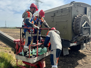 «Краснодарские электрические сети» подготовили к пиковым нагрузкам почти 60 км высоковольтных ЛЭП