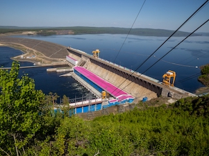 Богучанская ГЭС произвела за полгода 8,4 млрд кВт/ч