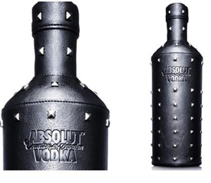 Брутальная упаковка водки Absolut