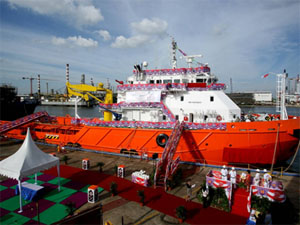 Многоцелевой корабль «Лангепас» вошел в состав флотилии ЛУКОЙЛа