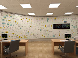 Щит радиусной конструкции для Юго-Западных электрических сетей