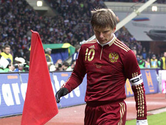 Участие Аршавина в матче с Болгарией оказалось под вопросом