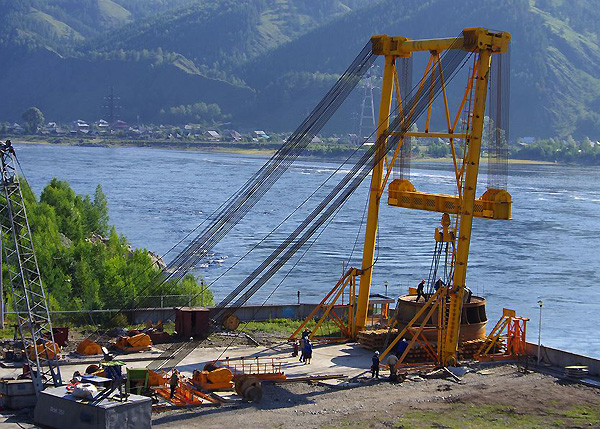 На Майнской ГЭС прошли испытания шевра