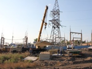 В Анапе началась установка уникальной мобильной подстанции 110 кВ итальянского производства