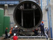 В здании турбины второго энергоблока ЛАЭС-2 смонтировали деаэратор третьего класса безопасности