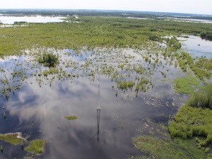 «Тюменьэнерго» провело послепаводковые осмотры ЛЭП в Нефтеюганском районе