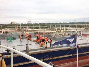 «БашВолготанкер» ликвидировал условный разлив нефти на Волге