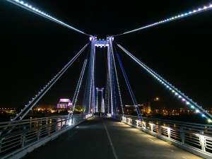 СУЭК обустривает светодинамическую подсветку в Красноярске