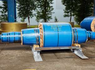 Энергомашспецсталь отправила в Европу очередную партию опорных валков