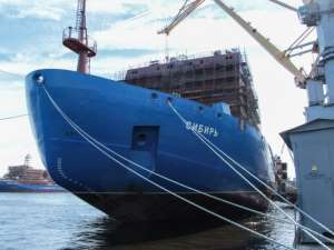 Балтийский завод монтирует блоки биологической защиты реакторов ледокола «Сибирь»