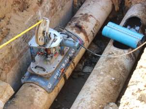 Во Владимире диагностику трубопровода Октябрьского проспекта проводит робот