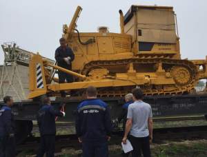 Биробиджанская ТЭЦ пополнила парк техники гусеничным бульдозером