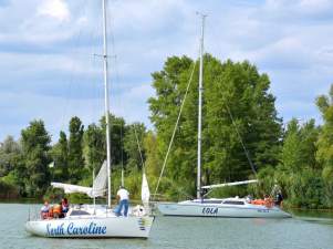 Под парусами — по водным просторам Каховского водохранилища