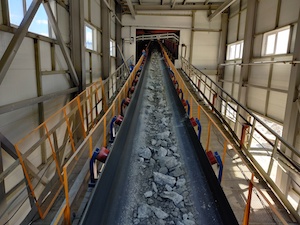 На строящемся ГОКе «Олений ручей» испытали конвейерное оборудование НПО «Аконит»