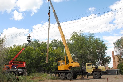 «Оренбургэнерго» завершает капремонт ЛЭП в поселке Авиагородок