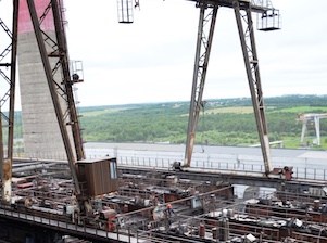 Хабаровскоая ТЭЦ-3 устаноавливает новый электрофильтр на энергоблоке №1