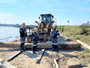 «Дальтрансуголь» привели в порядок пляж бухты Мучке