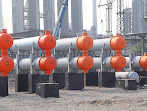 Западно-Сибирский металлургический комбинат монтирует оборудование для очистки воздуха а коксохимическом производстве