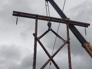 «Якутскэнерго» восстановило поврежденную пожаром ЛЭП «Кюпцы – Усть-Мая»