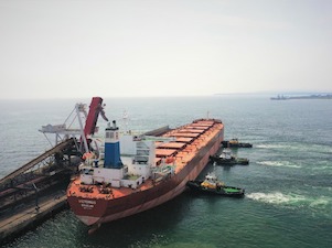 «ВаниноТрансУголь» принял балкер максимального размера