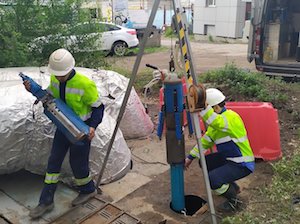 Балаковские теплосети обследует робот