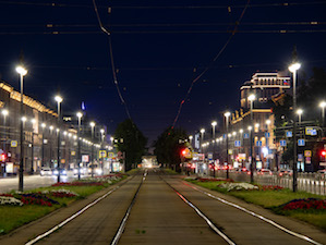 Московский проспект в Санкт-Петербурге получил светодиодное освещение