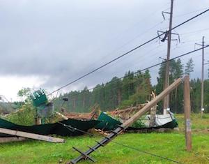 «Россети Центр» и «Россети Центр и Приволжье» ликвидируют последствия урагана