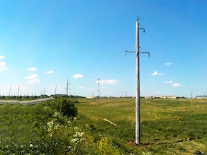 «Саратовские РС» построили новую ЛЭП для  электроснабжение насосных станций оросительной системы