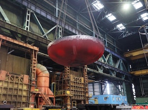 «Атоммаш» провел штамповку днищ ёмкостей СПЗАЗ для турецкой АЭС «Аккую»