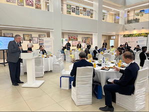 Росатом привел на полях саммита «Россия – Африка» бизнес-завтрак с выпускниками российских и советских вузов