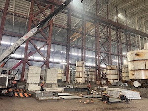 На обогатительной фабрике «Инаглинская-2» монтируют оборудования второй очереди