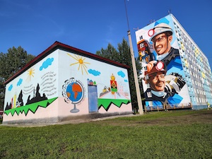 Распадская угольная компания подарила Междуреченску новый арт-объект ко Дню шахтера