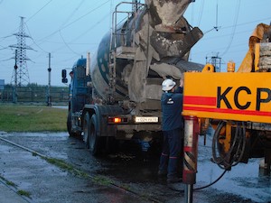 На Сургутской ГРЭС-1 залили фундамент энергоблока №13