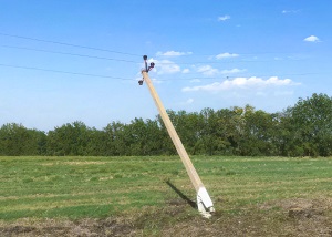 В Лабинском энергорайоне зафиксировано шесть случаев повреждения ЛЭП в результате ДТП