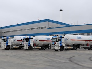«Газпром гелий сервис» пополнил автопарк криогенными полуприцепами-цистернами для перевозки СПГ